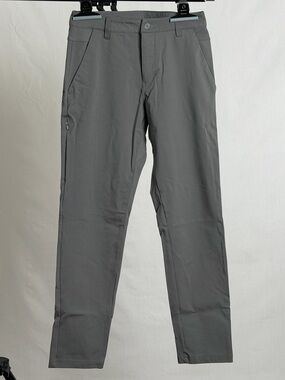 2 BYLT Basics Gray & Blue Stretch Chinos